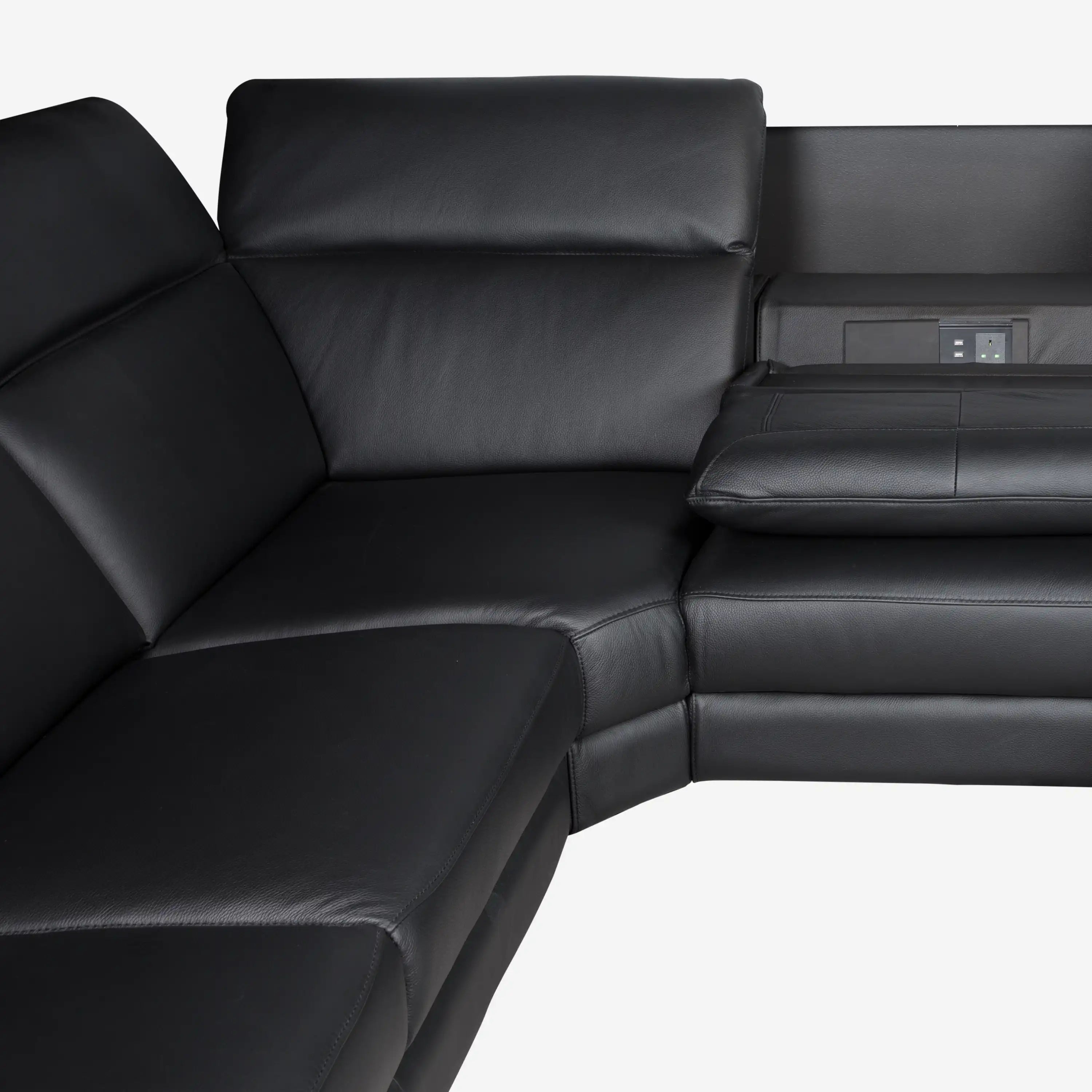 Emiliano Recliner Leather Sofa Left